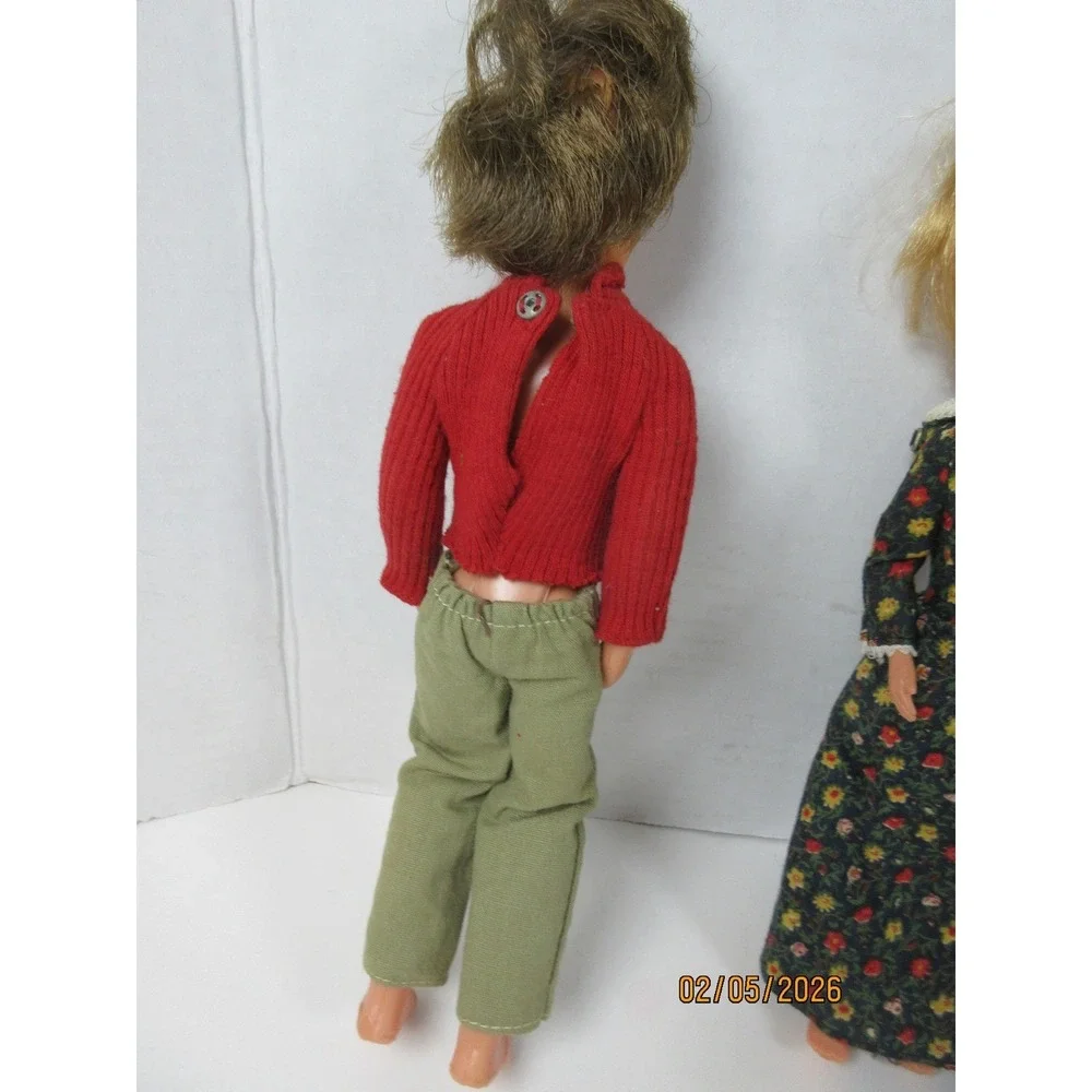 Vintage Mattel Sunshine Family Dolls Lot 1973 1970 Male Female Chris Tutti